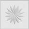Ekena Millwork Standard Sedgwick Flower Rosette With Rounded Edge, 7"W x 7"H x 3/4"P ROSP070X070X075SDG11 - alternate 4